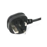 StarTech.com - Cable de 1m de Alimentación para Portátiles, Enchufe BS1363 a C5, 2,5A 250V, 18AWG, Cable para Cargador, Cable Ho