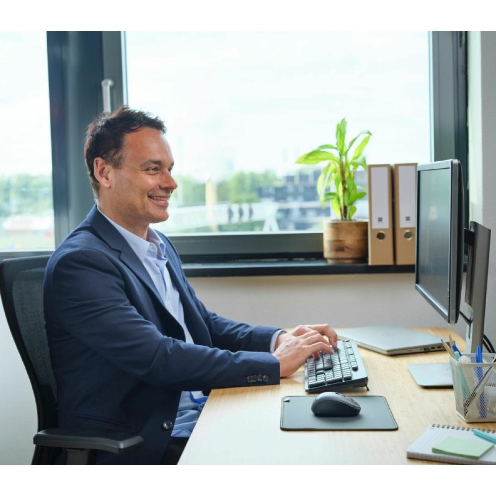 Trust - TKM-360 teclado Ratón incluido Oficina RF inalámbrico QWERTY Español Negro