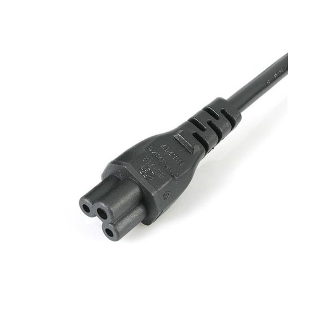 StarTech.com - Cable de 1m de Alimentación para Portátiles, Enchufe BS1363 a C5, 2,5A 250V, 18AWG, Cable para Cargador, Cable Ho