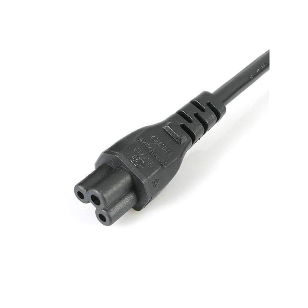 StarTech.com - Cable de 1m de Alimentación para Portátiles, Enchufe BS1363 a C5, 2,5A 250V, 18AWG, Cable para Cargador, Cable Ho