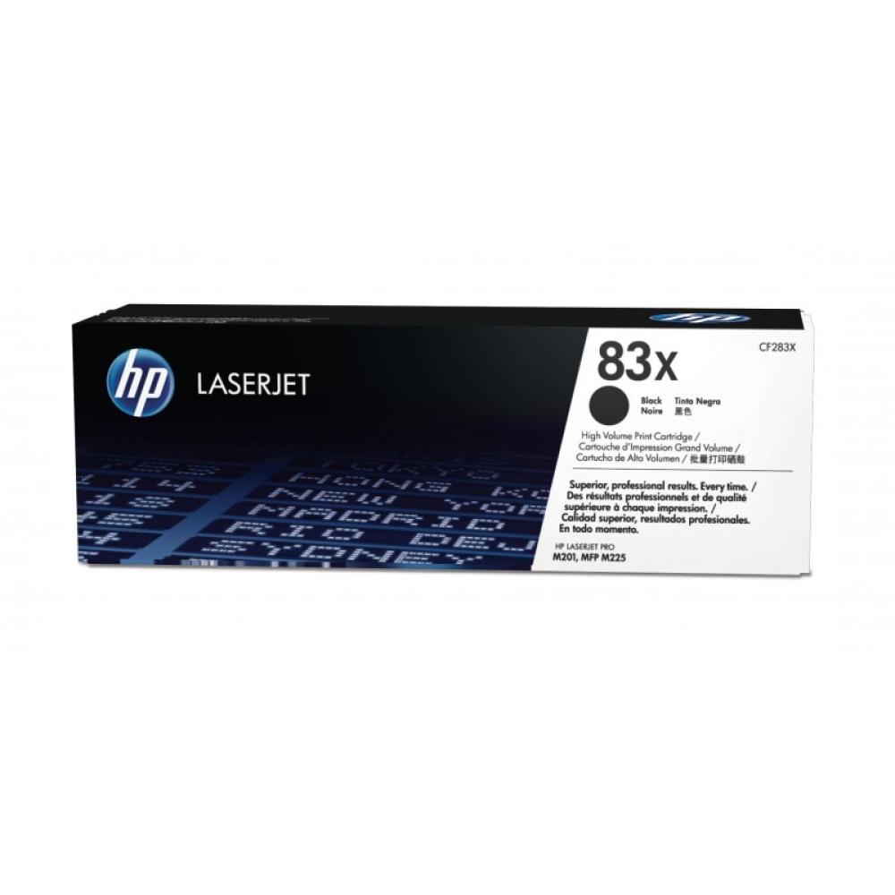 HP - Cartucho de tóner original LaserJet 83X de alta capacidad negro