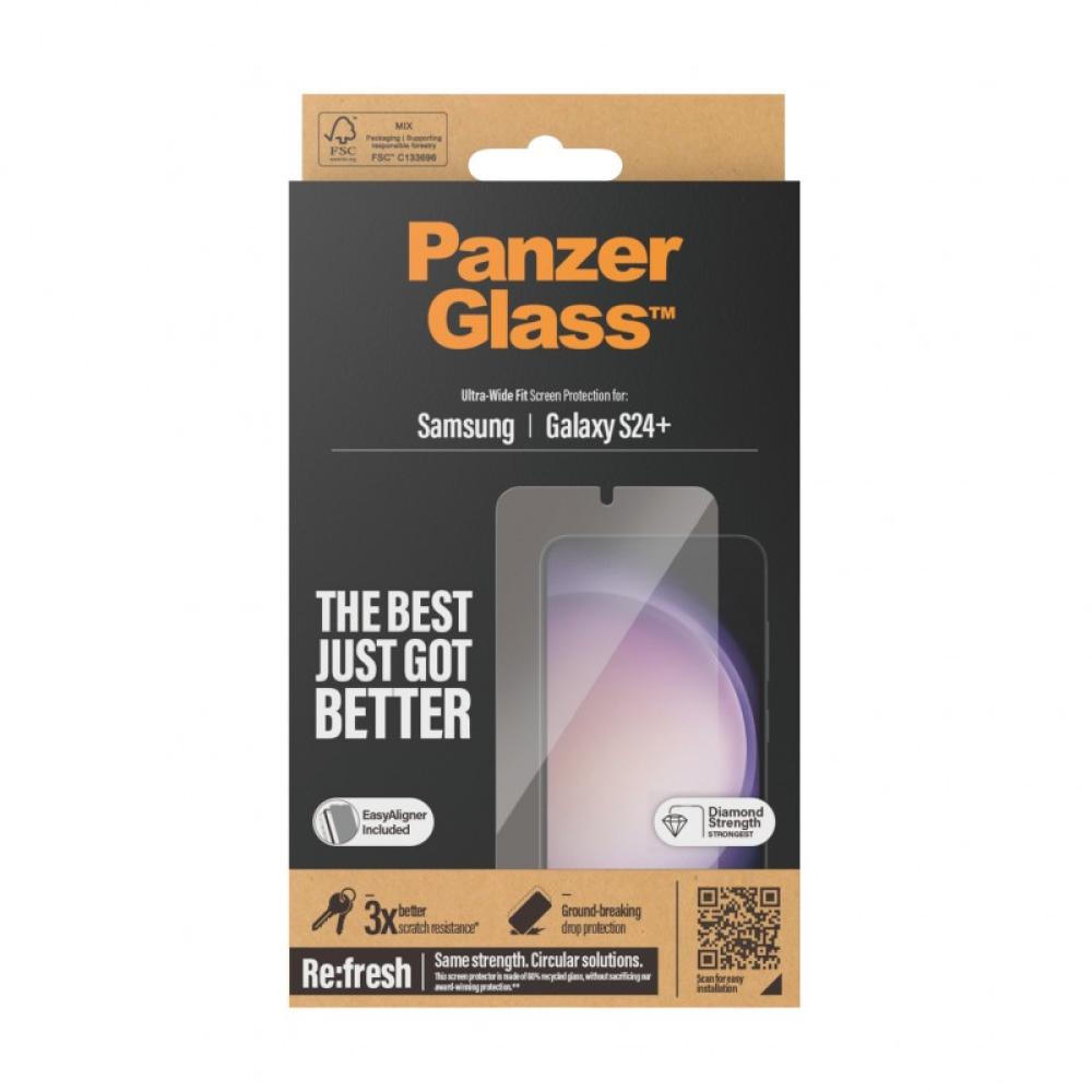 PanzerGlass - Screen Protector Samsung Galaxy S24+ / Ultra-Wide Fit w. EasyAligner Protector de pantalla 1 pieza(s)