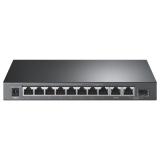 TP-Link - TL-SG1210PP switch No administrado Gigabit Ethernet (10/100/1000) Energía sobre Ethernet (PoE) Negro