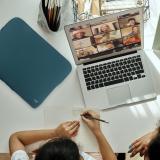 Mobilis - 049017 maletines para portátil 35,6 cm (14") Funda Azul, Gris