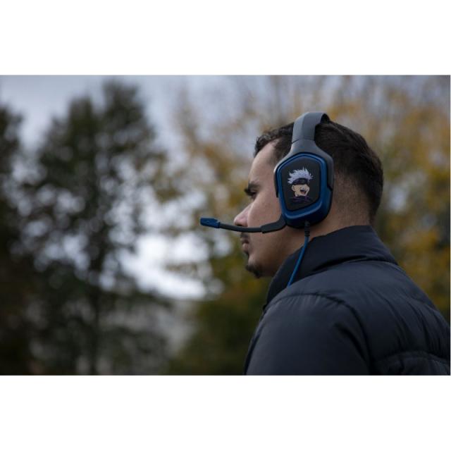 Konix - KX JUJUTSU GAMING HEADSET Auriculares Alámbrico Diadema Juego Negro, Azul