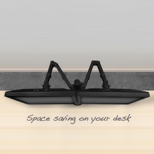 Ewent - EW1512 soporte para monitor 81,3 cm (32") Negro Escritorio