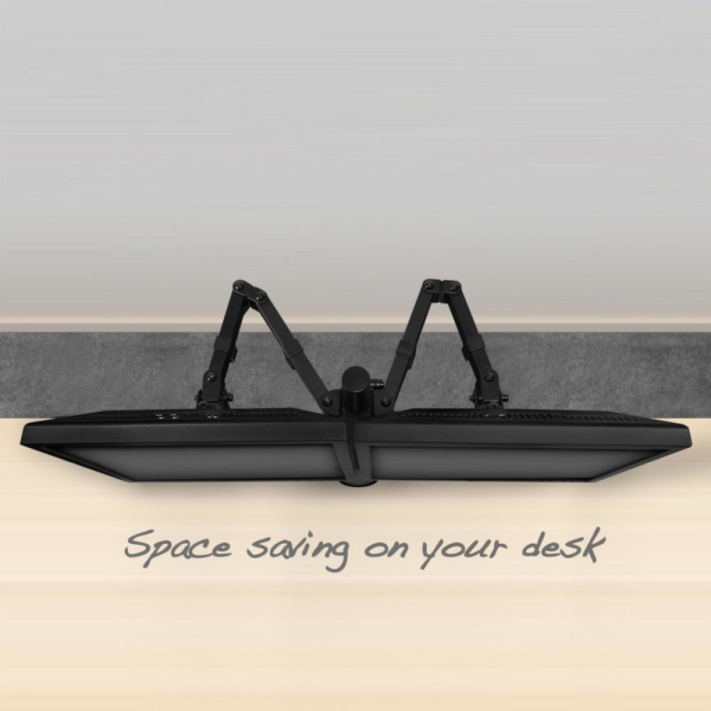 Ewent - EW1512 soporte para monitor 81,3 cm (32") Negro Escritorio