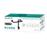 Ewent - EW1512 soporte para monitor 81,3 cm (32") Negro Escritorio