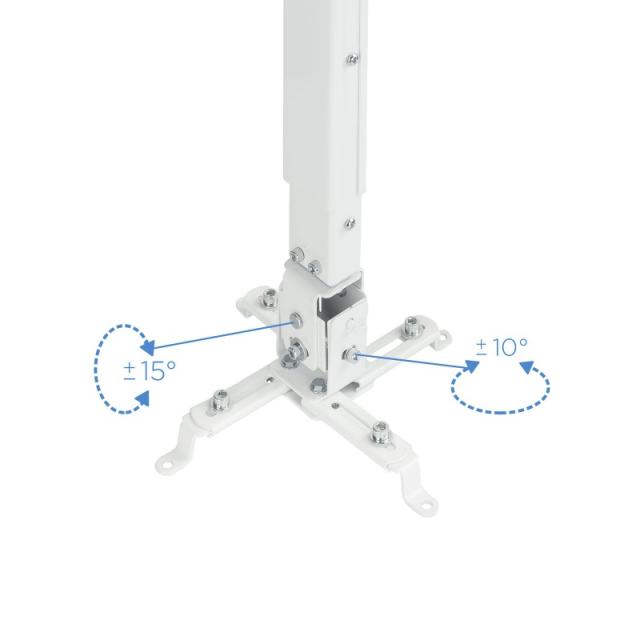 TooQ - PJ2012T-W montaje para projector Techo Blanco