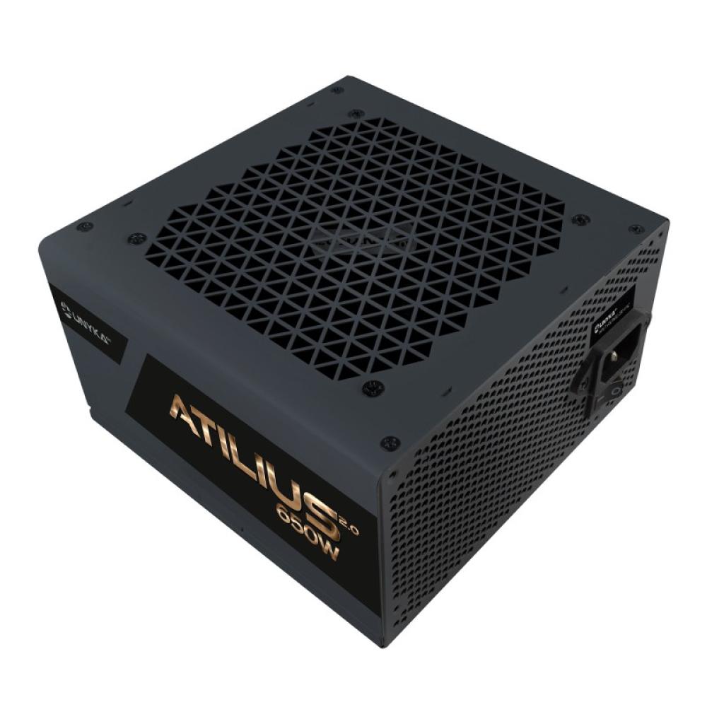 UNYKAch - ATX Atilius 2.0 Black 650W 80+ Bronze unidad de fuente de alimentación 20+4 pin ATX Negro