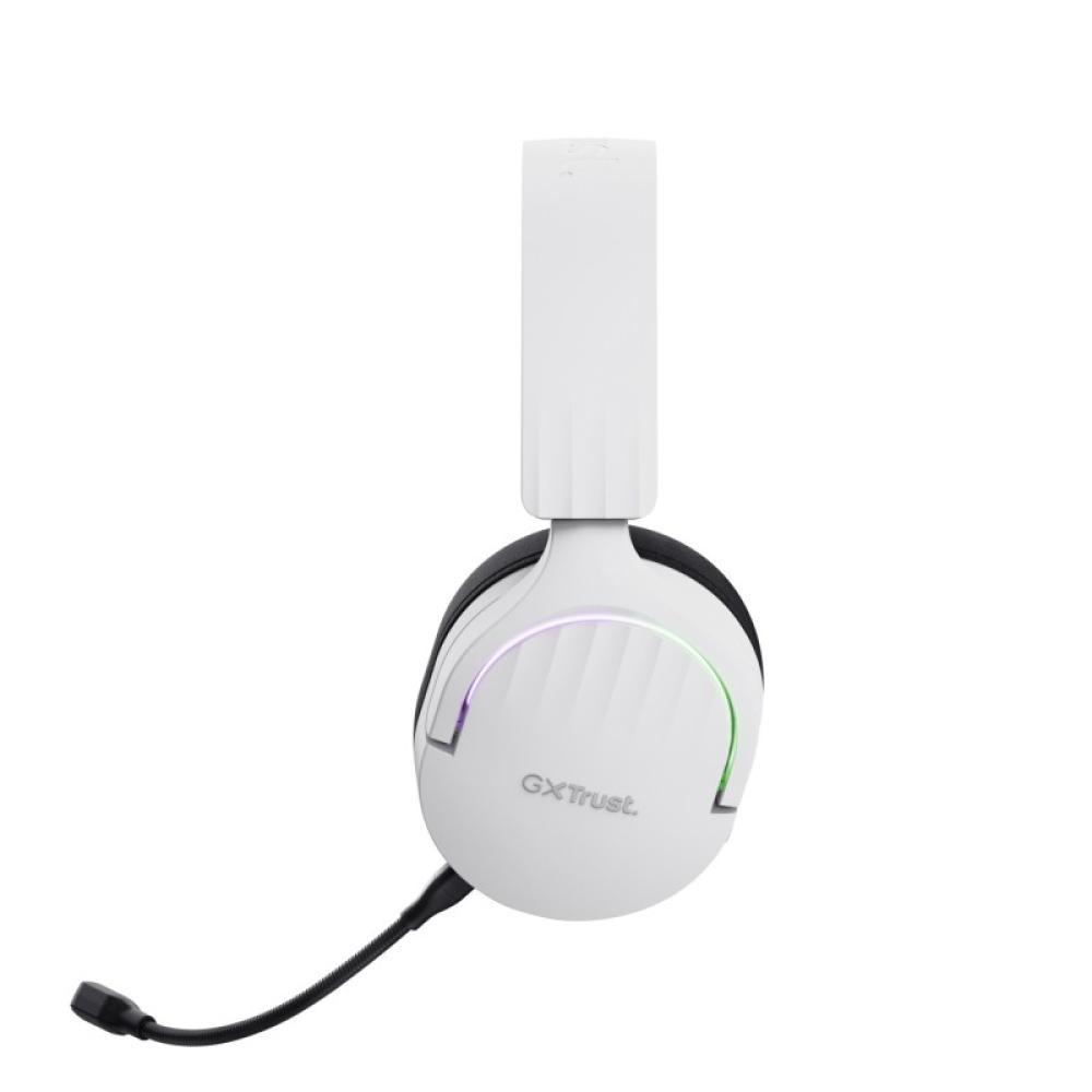 Trust - GXT 491W FAYZO Auriculares Inalámbrico y alámbrico Diadema Juego USB Tipo C Bluetooth Negro, Blanco