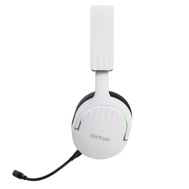 Trust - GXT 491W FAYZO Auriculares Inalámbrico y alámbrico Diadema Juego USB Tipo C Bluetooth Negro, Blanco