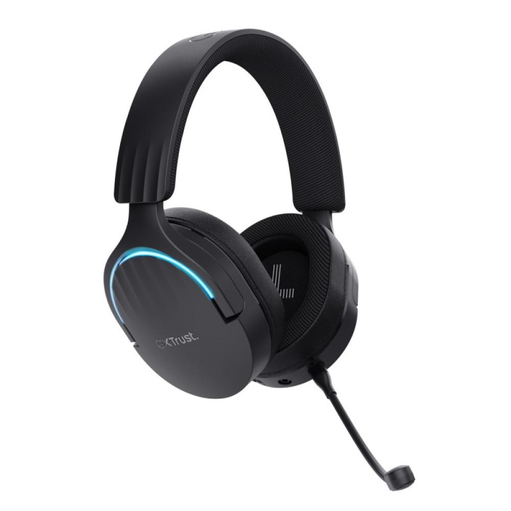 Trust - GXT 491 Fayzo Auriculares Inalámbrico y alámbrico Diadema Juego USB Tipo C Bluetooth Negro