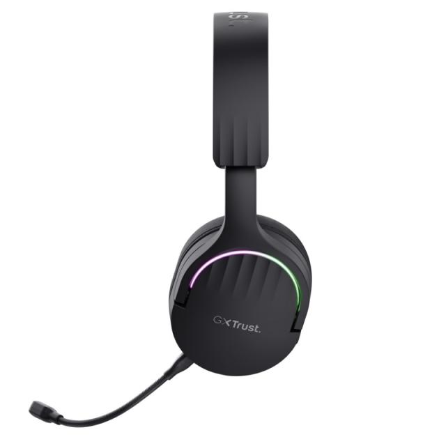 Trust - GXT 491 Fayzo Auriculares Inalámbrico y alámbrico Diadema Juego USB Tipo C Bluetooth Negro
