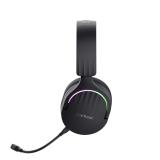 Trust - GXT 491 Fayzo Auriculares Inalámbrico y alámbrico Diadema Juego USB Tipo C Bluetooth Negro