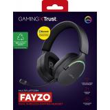 Trust - GXT 491 Fayzo Auriculares Inalámbrico y alámbrico Diadema Juego USB Tipo C Bluetooth Negro