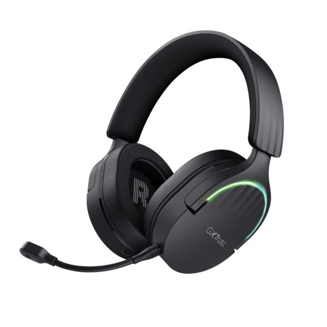 Trust - GXT 491 Fayzo Auriculares Inalámbrico y alámbrico Diadema Juego USB Tipo C Bluetooth Negro
