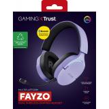Trust - GXT 491P FAYZO Auriculares Inalámbrico y alámbrico Diadema Juego USB tipo A Bluetooth Negro, Púrpura