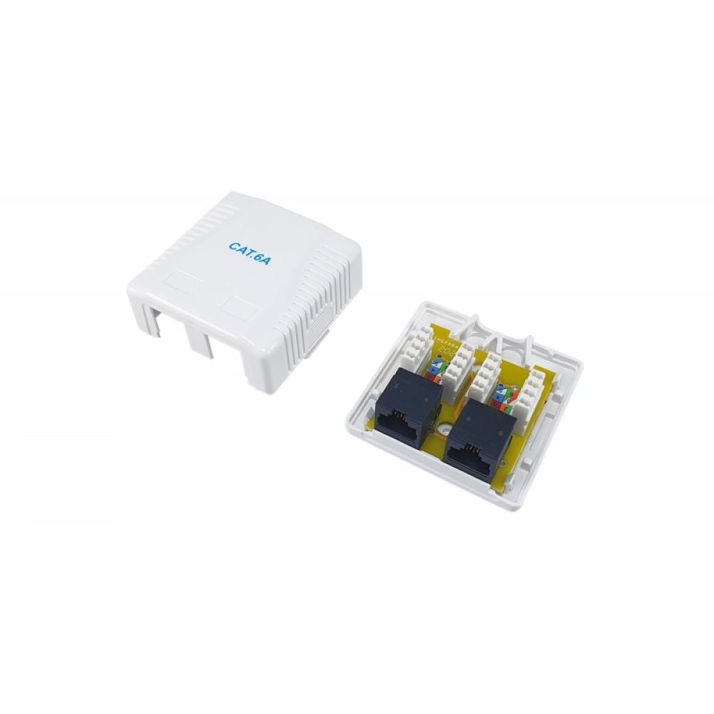 Equip - 235216 caja de tomacorriente RJ-45 Blanco