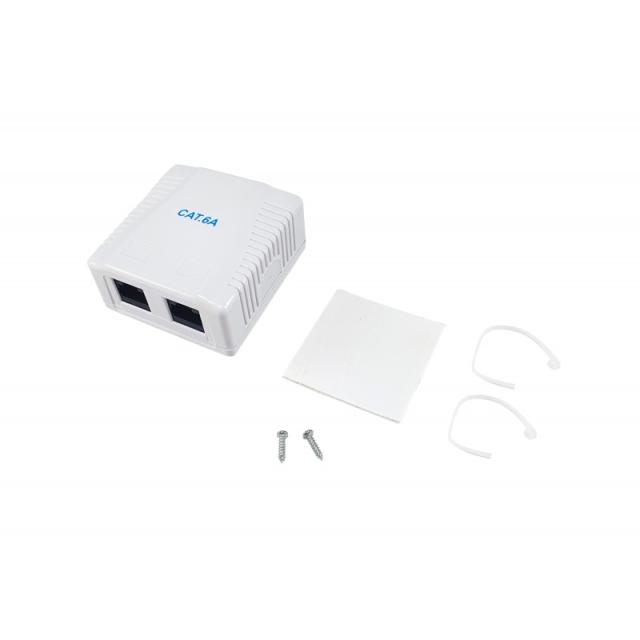 Equip - 235216 caja de tomacorriente RJ-45 Blanco