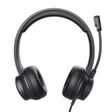 Trust - HS-201 Auriculares Alámbrico Diadema Oficina/Centro de llamadas USB tipo A Negro