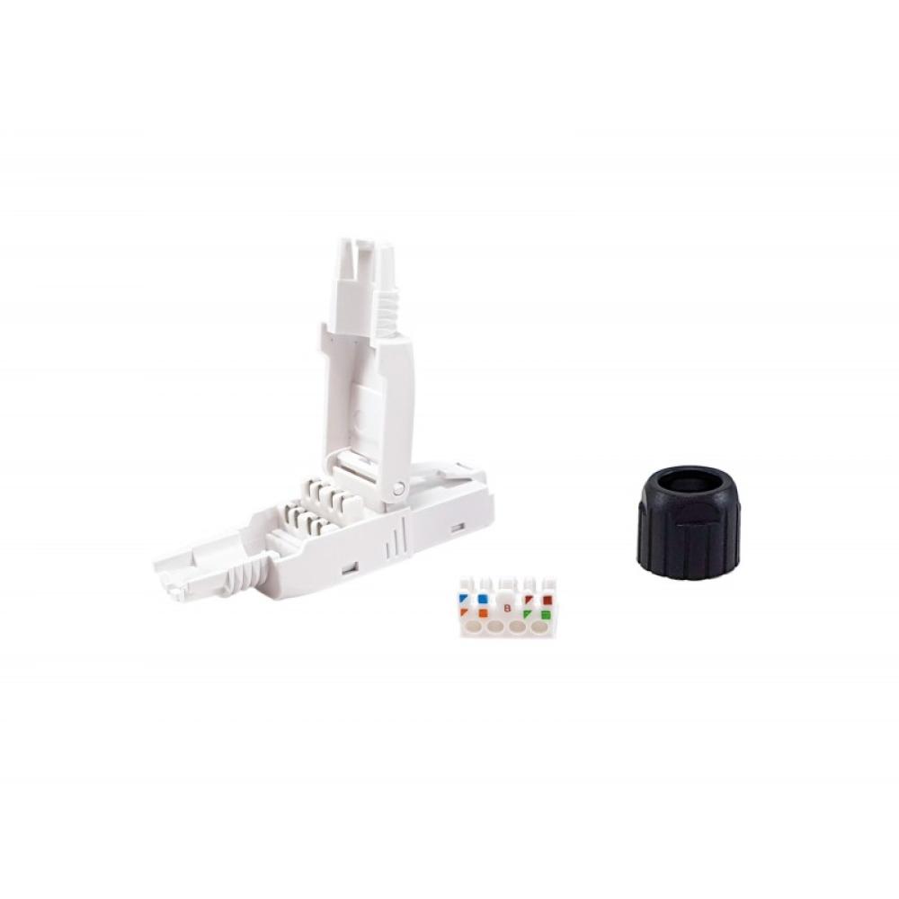 Equip - 121161 conector RJ-45 Negro, Blanco
