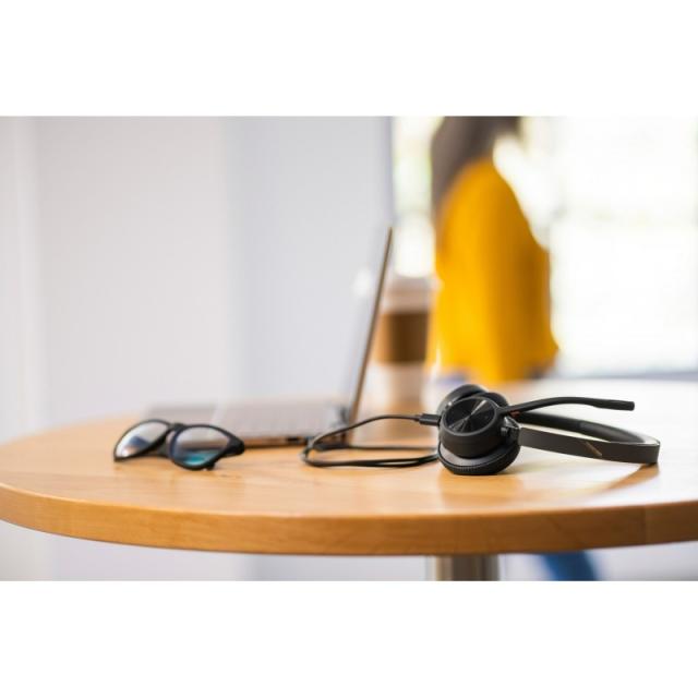 HP Poly - Auriculares Poly Voyager 4320 USB-A con certificación para Microsoft Teams + llave BT700