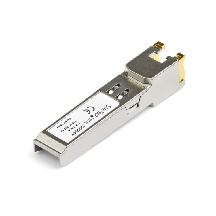 StarTech.com - Módulo Transceptor SFP Compatible con el Modelo 10050 de Extreme Networks - 1000BASE-T - SFP a RJ45 Cat6 / Cat5e