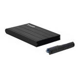 TooQ - CAJA HDD 2.5" SATA A USB 2.0/USB 3.0 NEGRA