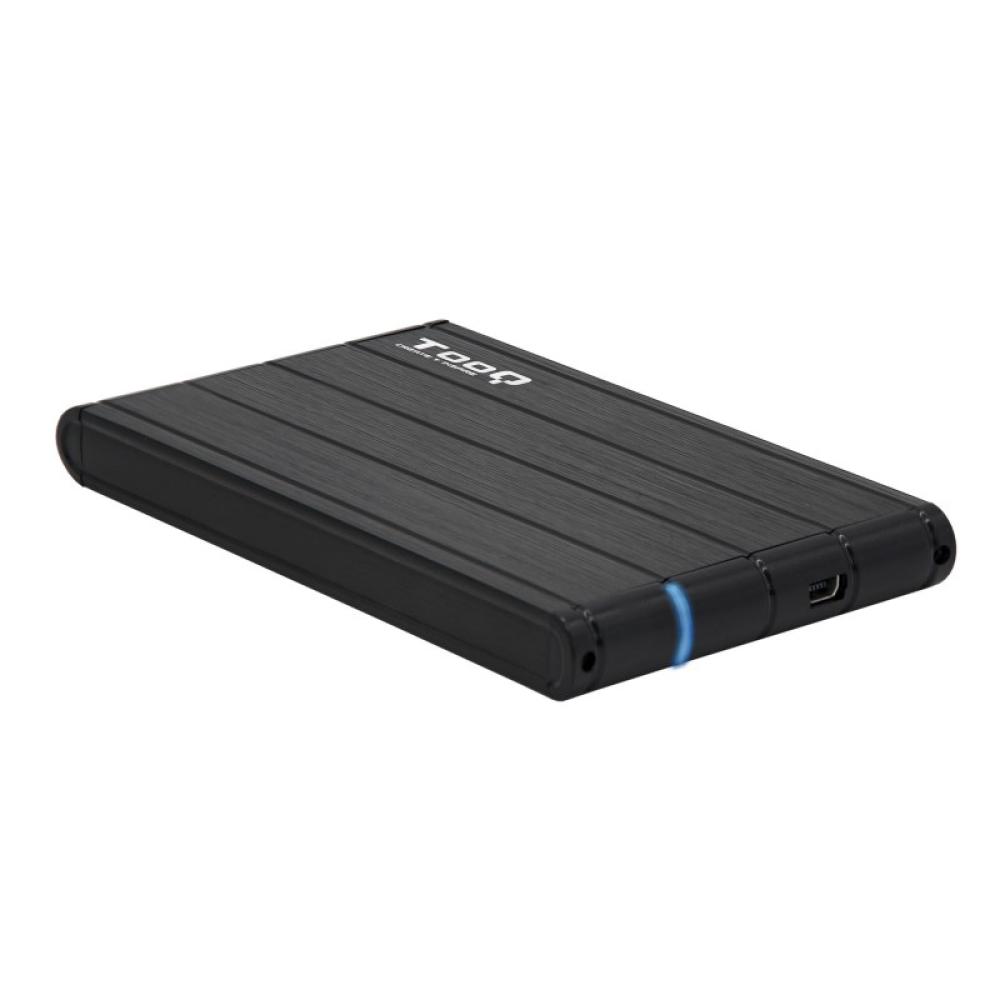 TooQ - CAJA HDD 2.5" SATA A USB 2.0/USB 3.0 NEGRA