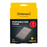 Intenso - SSD Externa TX500, 1 TB, Super Speed USB 3.2 Gen 2x1 (10 Gbit/s), hasta 1000 MB/s