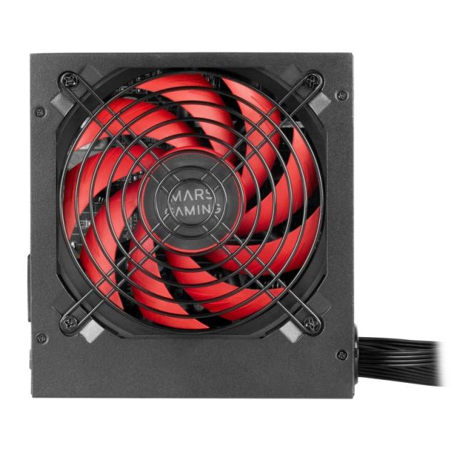 Mars Gaming - MPIII650, Fuente Alimentación PC ATX 650W, 5 Años de Garantía, 85% Eficiencia, Sistema Digital APFC, Ve - MPIII650