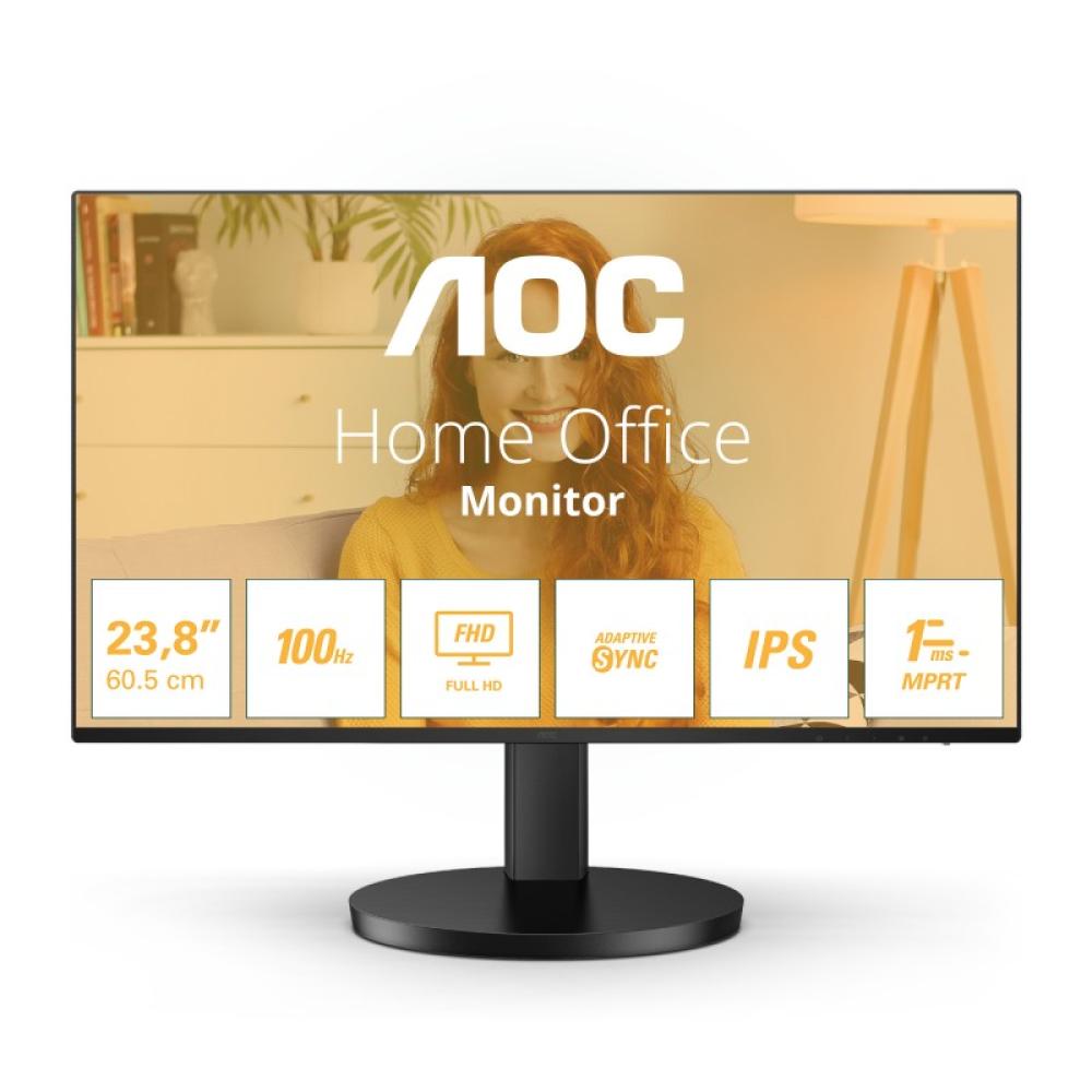 AOC - 24B3HA2 pantalla para PC 60,5 cm (23.8") 1920 x 1080 Pixeles Full HD LED Negro