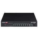 Edimax - Switch GS-5210PLG Gestionado Gigabit Ethernet (10/100/1000) Energía sobre Ethernet (PoE) Negro