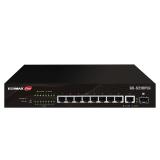 Edimax - Switch GS-5210PLG Gestionado Gigabit Ethernet (10/100/1000) Energía sobre Ethernet (PoE) Negro