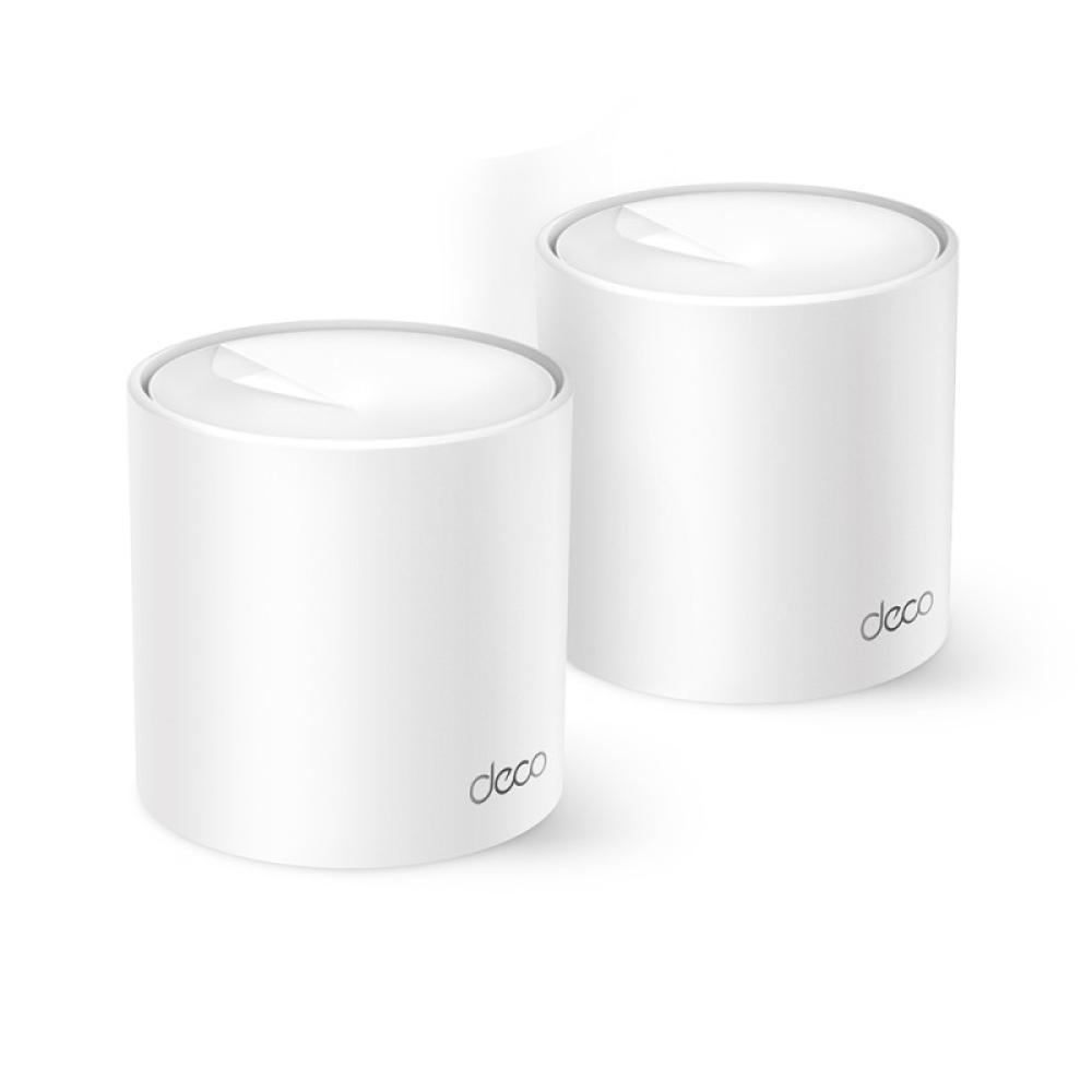 TP-Link - Deco X10 Doble banda (2,4 GHz / 5 GHz) Wi-Fi 6 (802.11ax) Blanco 2 Interno - DECO X10(2-PACK)