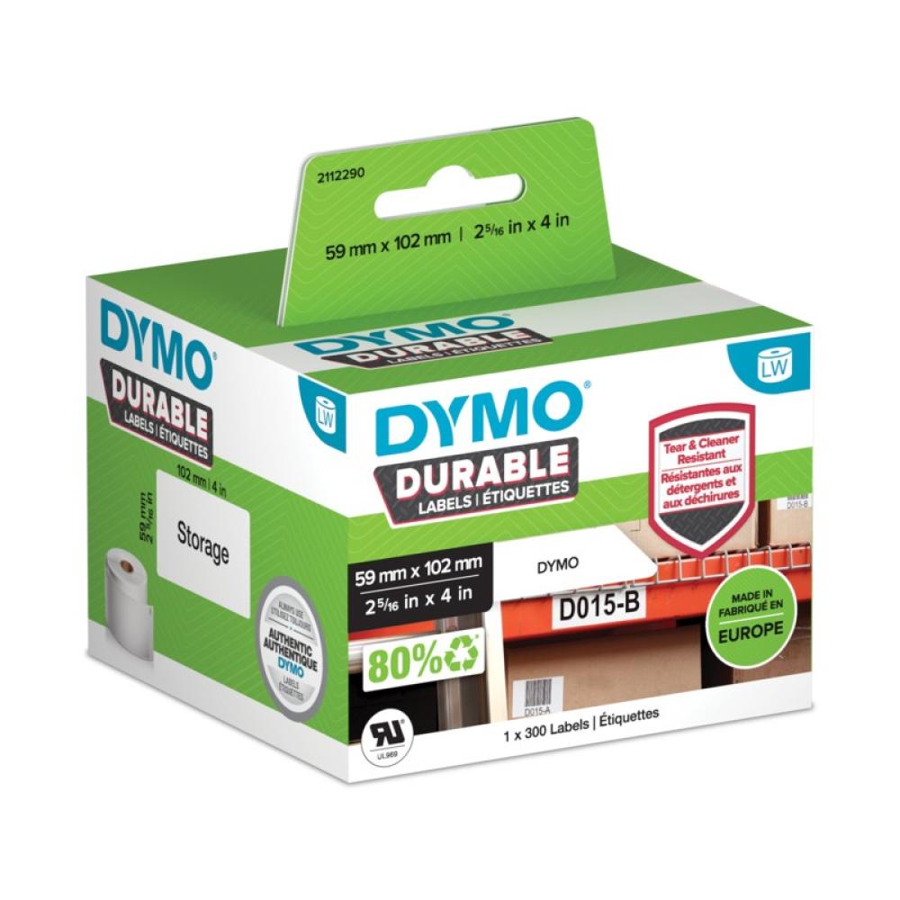 DYMO - Durable Blanco Etiqueta para impresora autoadhesiva - 2112290
