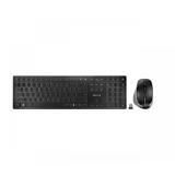 CHERRY - DW 9500 SLIM teclado Ratón incluido Universal RF Wireless + Bluetooth QWERTY Español Negro, Gris