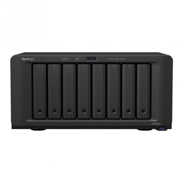 Synology - DiskStation DS1823XS+ servidor de almacenamiento NAS Torre Ryzen Embedded V1780B 8 GB DDR4 0 TB DiskStation Manager N
