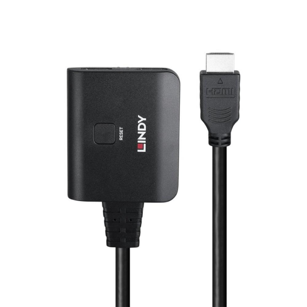 Lindy - 38356 divisor de video HDMI 2x HDMI