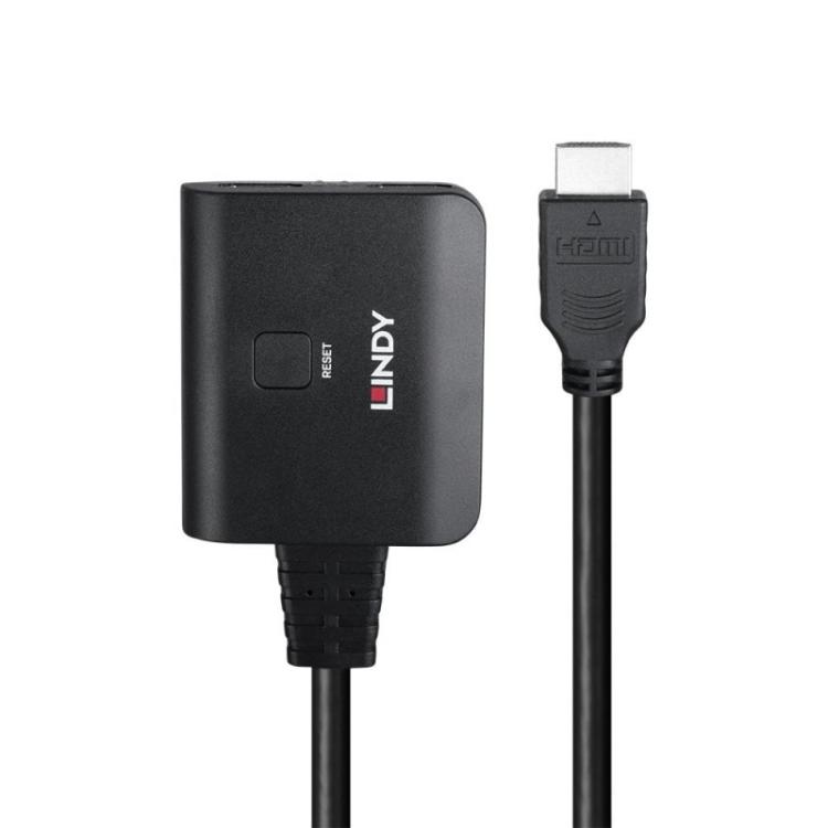 Lindy - 38356 divisor de video HDMI 2x HDMI