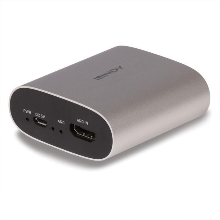 Lindy - 38363 convertidor de audio Plata