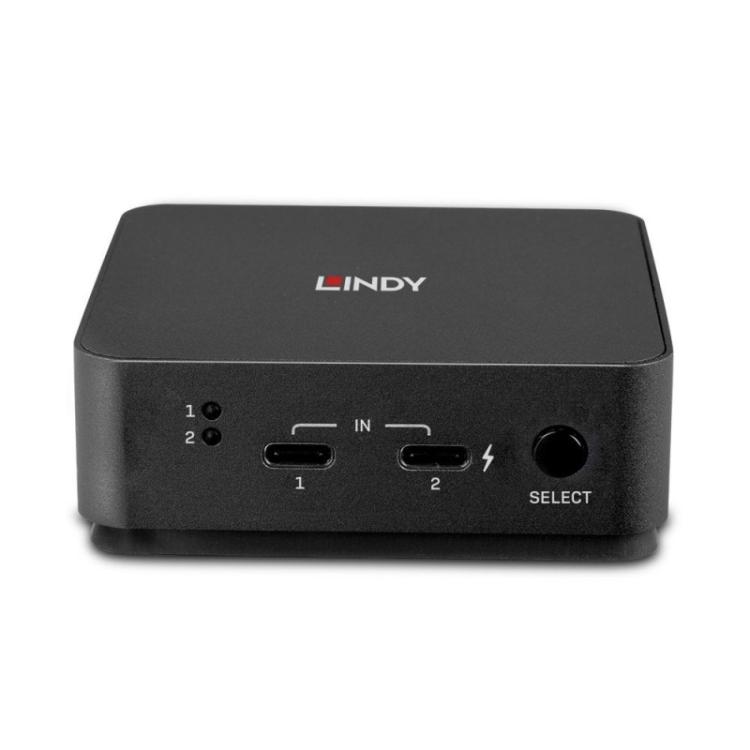 Lindy - 42321 interruptor KVM Gris