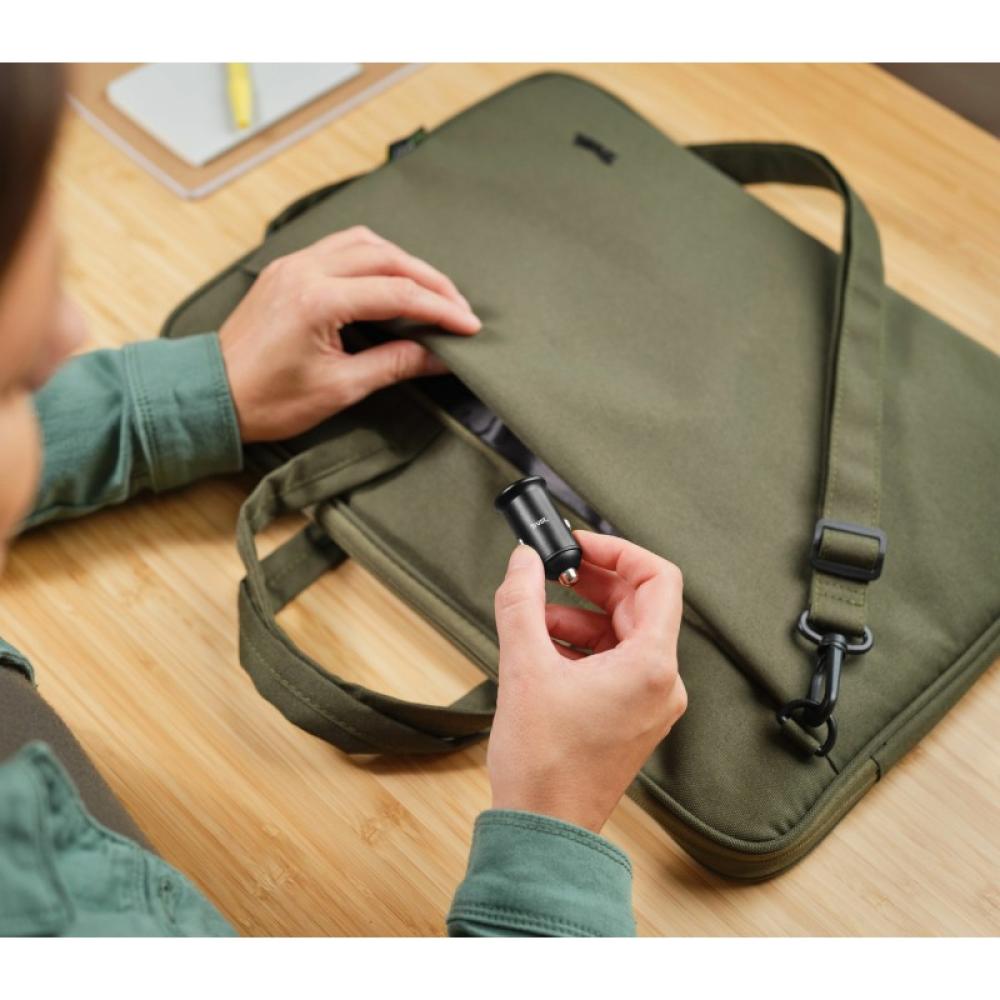 Trust - Maxo Universal Negro Encendedor de cigarrillos Carga rápida Auto