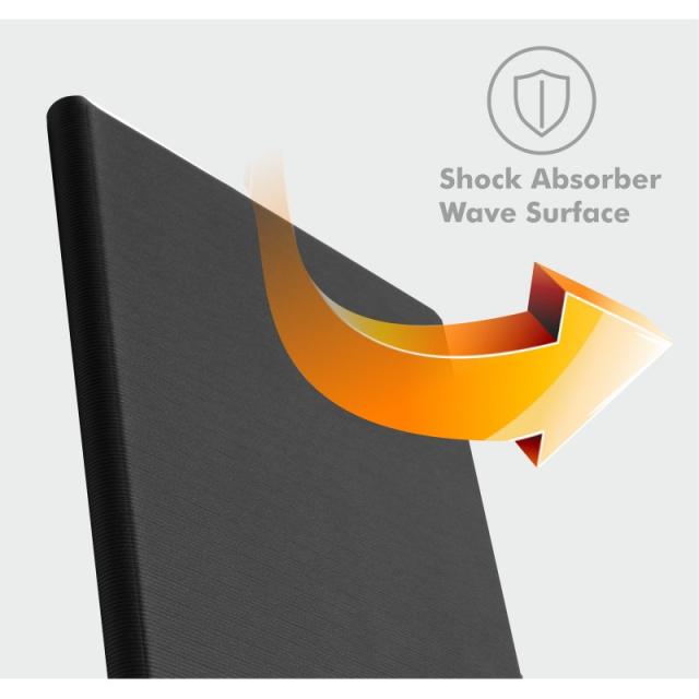 SilverHT - Funda Wave Lenovo M 10.6 HD Plus 3rd Gen con teclado Bluetooth Negro