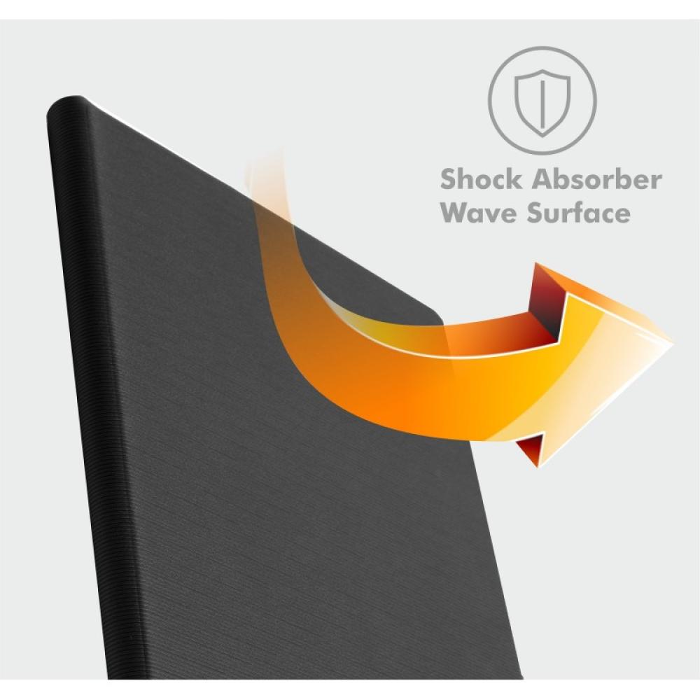 SilverHT - Funda Wave Lenovo M 10.6 HD Plus 3rd Gen con teclado Bluetooth Negro