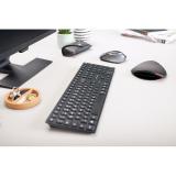 CHERRY - KW 9100 SLIM teclado Universal RF Wireless + Bluetooth QWERTY Español Negro