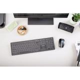 CHERRY - KW 9100 SLIM teclado Universal RF Wireless + Bluetooth QWERTY Español Negro