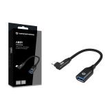 Conceptronic - ABBY19B cambiador de género para cable USB-C USB-A Negro