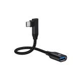 Conceptronic - ABBY19B cambiador de género para cable USB-C USB-A Negro